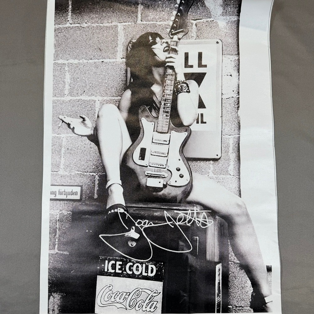 Joan Jett Poster Home Decor 12x18 Black White Rock Music Fan Gift